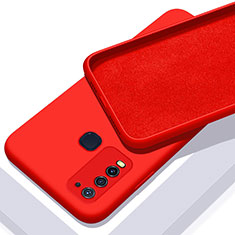 Custodia Silicone Ultra Sottile Morbida 360 Gradi Cover C01 per Vivo Y50 Rosso