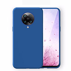 Custodia Silicone Ultra Sottile Morbida 360 Gradi Cover C01 per Xiaomi Redmi K30 Pro 5G Blu