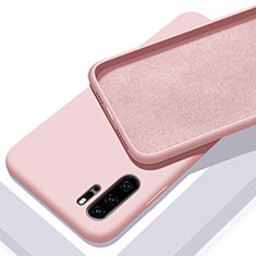 Custodia Silicone Ultra Sottile Morbida 360 Gradi Cover C02 per Huawei P30 Pro Rosa