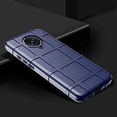 Custodia Silicone Ultra Sottile Morbida 360 Gradi Cover C02 per Xiaomi Redmi K30 Pro Zoom Blu