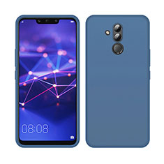 Custodia Silicone Ultra Sottile Morbida 360 Gradi Cover C03 per Huawei Mate 20 Lite Blu