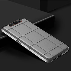Custodia Silicone Ultra Sottile Morbida 360 Gradi Cover C03 per Samsung Galaxy A90 4G Argento