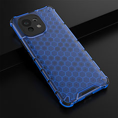 Custodia Silicone Ultra Sottile Morbida 360 Gradi Cover C03 per Xiaomi Mi 11 Lite 5G Blu