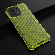 Custodia Silicone Ultra Sottile Morbida 360 Gradi Cover C03 per Xiaomi Mi 11 Lite 5G Verde