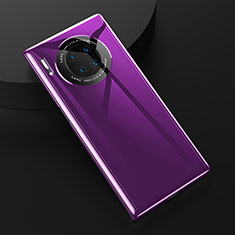 Custodia Silicone Ultra Sottile Morbida 360 Gradi Cover C04 per Huawei Mate 30 Viola