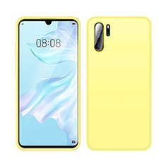 Custodia Silicone Ultra Sottile Morbida 360 Gradi Cover C04 per Huawei P30 Pro New Edition Giallo