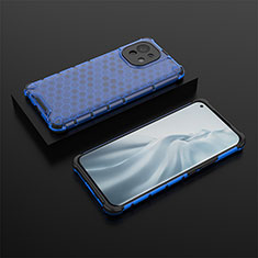 Custodia Silicone Ultra Sottile Morbida 360 Gradi Cover C04 per Xiaomi Mi 11 Lite 5G NE Blu