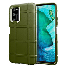 Custodia Silicone Ultra Sottile Morbida 360 Gradi Cover C05 per Huawei Honor View 30 5G Verde