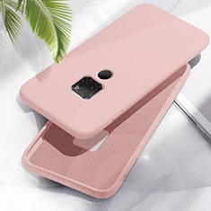 Custodia Silicone Ultra Sottile Morbida 360 Gradi Cover C06 per Huawei Mate 20 Rosa