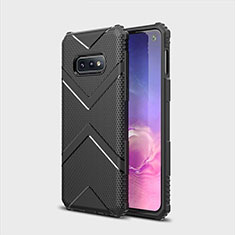 Custodia Silicone Ultra Sottile Morbida 360 Gradi Cover C07 per Samsung Galaxy S10e Nero