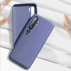 Custodia Silicone Ultra Sottile Morbida 360 Gradi Cover C07 per Xiaomi Mi Note 10 Pro Grigio