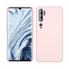 Custodia Silicone Ultra Sottile Morbida 360 Gradi Cover C08 per Xiaomi Mi Note 10 Pro Rosa