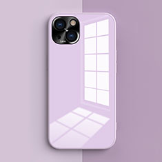 Custodia Silicone Ultra Sottile Morbida 360 Gradi Cover G01 per Apple iPhone 14 Lavanda