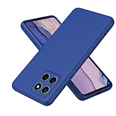 Custodia Silicone Ultra Sottile Morbida 360 Gradi Cover H01P per Huawei Honor X8a 4G Blu