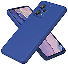 Custodia Silicone Ultra Sottile Morbida 360 Gradi Cover H01P per Realme 9 Pro+ Plus 5G Blu