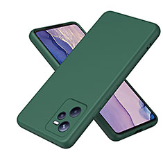 Custodia Silicone Ultra Sottile Morbida 360 Gradi Cover H01P per Realme C35 Verde