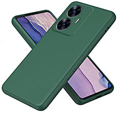 Custodia Silicone Ultra Sottile Morbida 360 Gradi Cover H01P per Realme Narzo N55 Verde