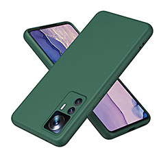 Custodia Silicone Ultra Sottile Morbida 360 Gradi Cover H01P per Xiaomi Mi 12T 5G Verde