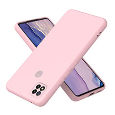 Custodia Silicone Ultra Sottile Morbida 360 Gradi Cover H01P per Xiaomi POCO C3 Oro Rosa