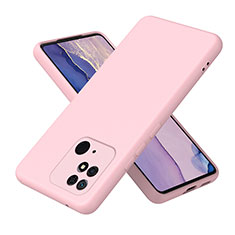 Custodia Silicone Ultra Sottile Morbida 360 Gradi Cover H01P per Xiaomi Redmi 10C 4G Oro Rosa