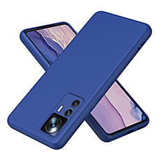 Custodia Silicone Ultra Sottile Morbida 360 Gradi Cover H01P per Xiaomi Redmi K50 Ultra 5G Blu