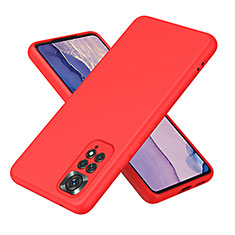 Custodia Silicone Ultra Sottile Morbida 360 Gradi Cover H01P per Xiaomi Redmi Note 11 4G (2022) Rosso