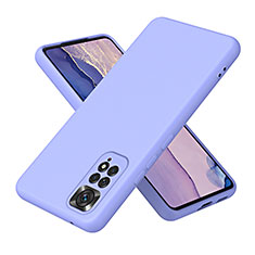 Custodia Silicone Ultra Sottile Morbida 360 Gradi Cover H01P per Xiaomi Redmi Note 11 Pro 4G Grigio Lavanda