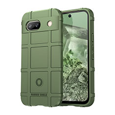 Custodia Silicone Ultra Sottile Morbida 360 Gradi Cover J01S per Google Pixel 8a 5G Verde