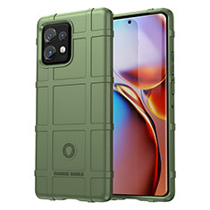 Custodia Silicone Ultra Sottile Morbida 360 Gradi Cover J01S per Motorola Moto Edge 40 Pro 5G Verde