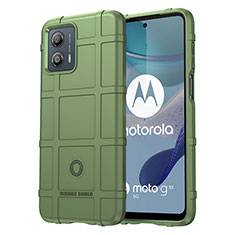 Custodia Silicone Ultra Sottile Morbida 360 Gradi Cover J01S per Motorola Moto G53j 5G Verde