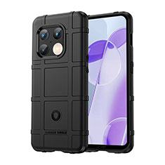 Custodia Silicone Ultra Sottile Morbida 360 Gradi Cover J01S per OnePlus 10 Pro 5G Nero