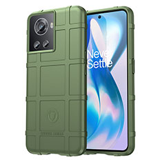 Custodia Silicone Ultra Sottile Morbida 360 Gradi Cover J01S per OnePlus Ace 5G Verde