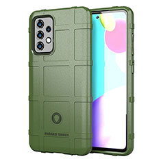 Custodia Silicone Ultra Sottile Morbida 360 Gradi Cover J01S per Samsung Galaxy A52 4G Verde