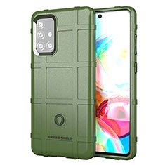 Custodia Silicone Ultra Sottile Morbida 360 Gradi Cover J01S per Samsung Galaxy A72 4G Verde