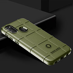 Custodia Silicone Ultra Sottile Morbida 360 Gradi Cover J01S per Samsung Galaxy M30s Verde