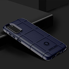Custodia Silicone Ultra Sottile Morbida 360 Gradi Cover J01S per Samsung Galaxy S20 5G Blu