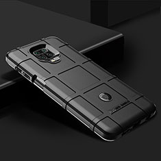 Custodia Silicone Ultra Sottile Morbida 360 Gradi Cover J01S per Xiaomi Poco M2 Pro Nero