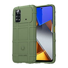 Custodia Silicone Ultra Sottile Morbida 360 Gradi Cover J01S per Xiaomi Poco M4 Pro 4G Verde