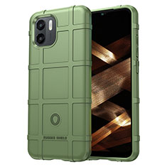 Custodia Silicone Ultra Sottile Morbida 360 Gradi Cover J01S per Xiaomi Redmi A1 Verde