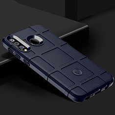 Custodia Silicone Ultra Sottile Morbida 360 Gradi Cover J02S per Samsung Galaxy A40s Blu