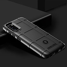 Custodia Silicone Ultra Sottile Morbida 360 Gradi Cover J02S per Samsung Galaxy A41 Nero