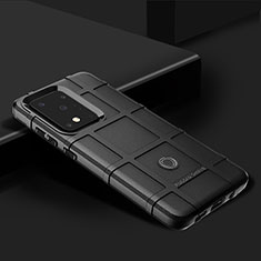 Custodia Silicone Ultra Sottile Morbida 360 Gradi Cover J02S per Samsung Galaxy S20 Ultra 5G Nero
