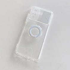 Custodia Silicone Ultra Sottile Morbida 360 Gradi Cover MJ1 per Xiaomi Redmi Note 10 4G Bianco