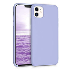 Custodia Silicone Ultra Sottile Morbida 360 Gradi Cover per Apple iPhone 11 Viola