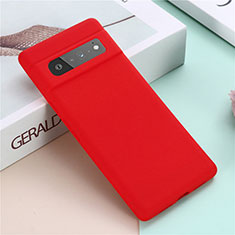 Custodia Silicone Ultra Sottile Morbida 360 Gradi Cover per Google Pixel 6 Pro 5G Rosso