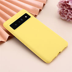 Custodia Silicone Ultra Sottile Morbida 360 Gradi Cover per Google Pixel 7 5G Giallo