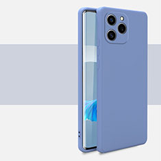 Custodia Silicone Ultra Sottile Morbida 360 Gradi Cover per Huawei Honor 60 SE 5G Grigio Lavanda