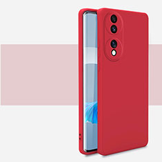 Custodia Silicone Ultra Sottile Morbida 360 Gradi Cover per Huawei Honor 70 5G Rosso