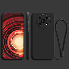 Custodia Silicone Ultra Sottile Morbida 360 Gradi Cover per Huawei Honor Magic4 Lite 5G Nero