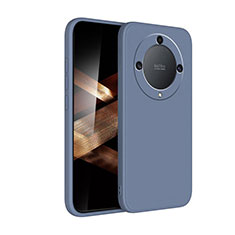 Custodia Silicone Ultra Sottile Morbida 360 Gradi Cover per Huawei Honor Magic6 Lite 5G Grigio Lavanda